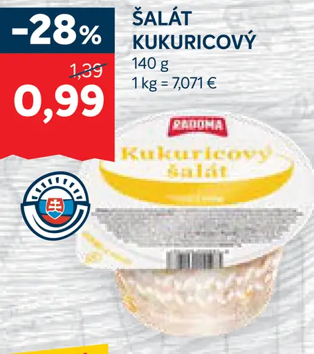 Kukuričový šalát