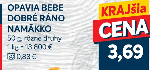 Opavia BeBe Dobré ráno sušienky na namáčanie