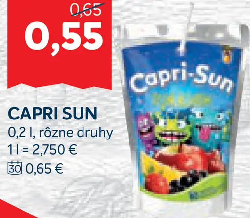 Capri-Sun nápoje