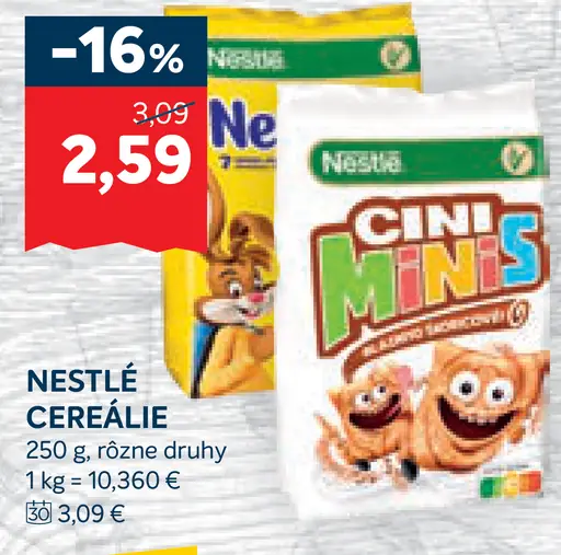 Nestlé cereálie