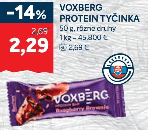 Voxberg proteínová tyčinka