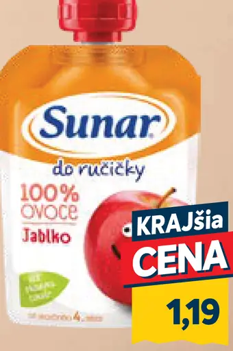 Sunar do ručičky jablko ovocná kapsička