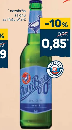Zlatý Bažant 0,0% tmavé nealkoholické pivo plechovka