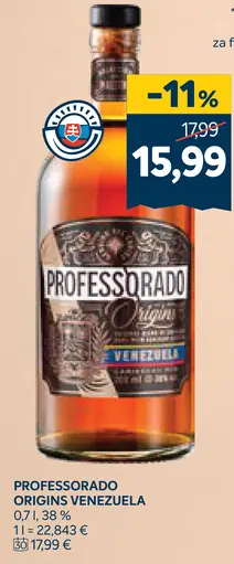Professorrado Origins Venezuela rum