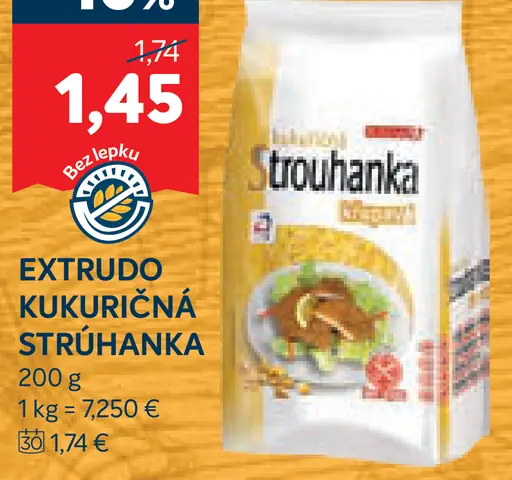 Extrudo Kukuričná strúhanka