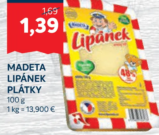 Madeta Lipánek Plátky