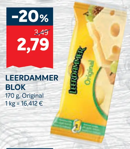 Leerdammer Syr blok