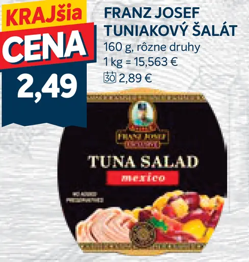 Franz Josef tuniakový šalát Mexiko