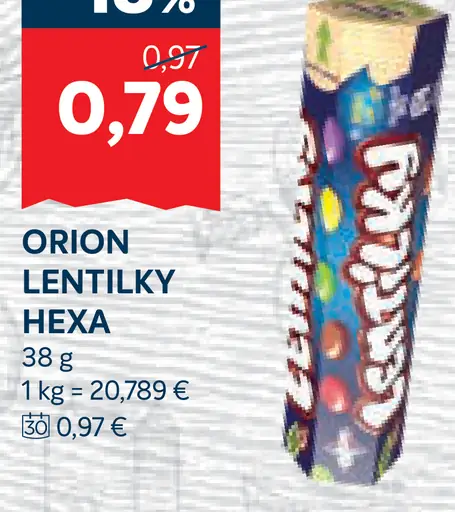 Orion Lentilky Hexa