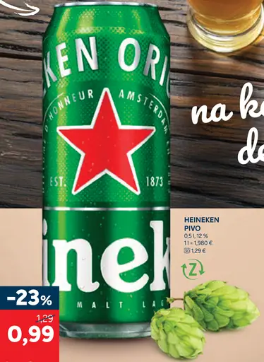Heineken plechovka