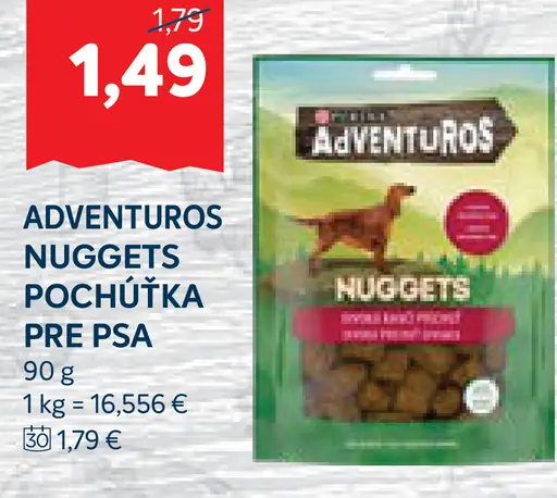 Adventuros Nuggets pochúťka pre psy