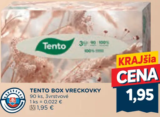 Tento Box vreckovky 3-vrstvové