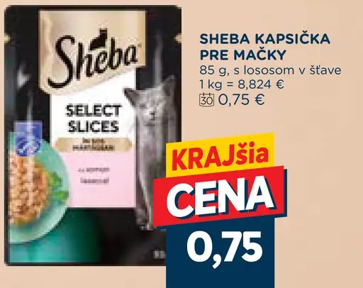 Sheba Krmivo pre mačky kapsičky v šťave