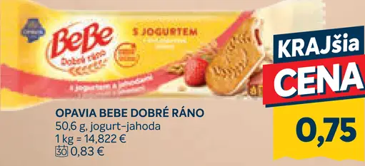 Opavia BeBe Dobré Ráno sušienky s jogurtové