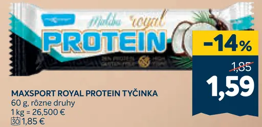 MAXSPORT Royal protein tyčinka