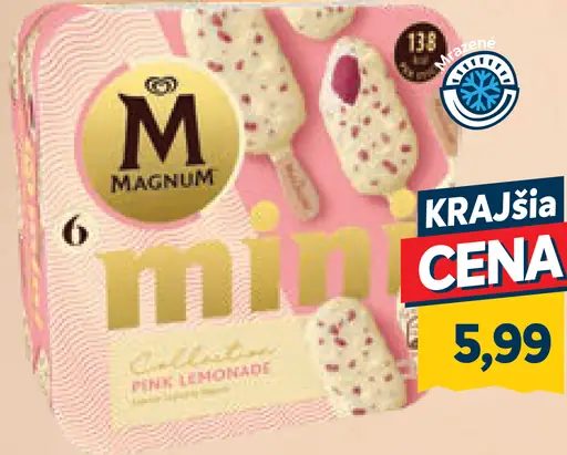 Magnum Mini Pink Lemonade nanuky