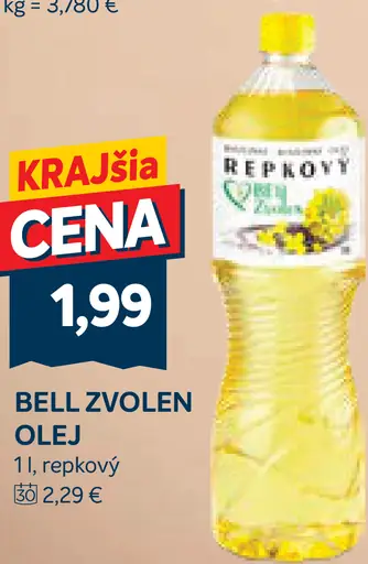 Bell Zvolen repkový olej