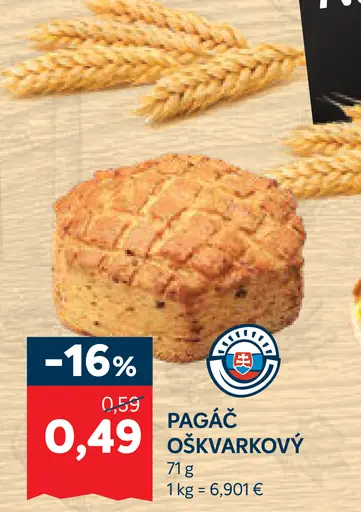 Pagáč oškvarkový