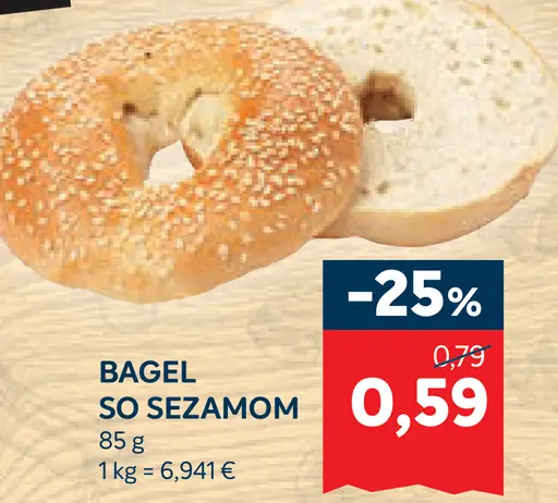 Bagel so sezamom
