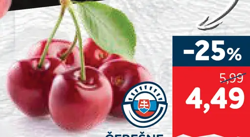 Čerešne balené