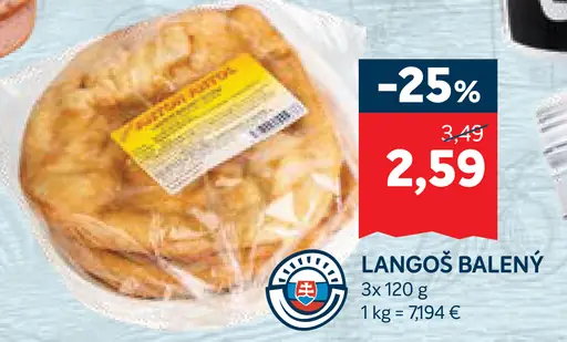 Anton Antol langoš balený