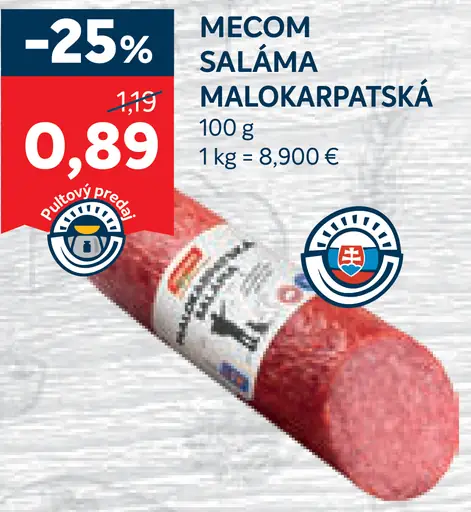 Mecom Malokarpatská saláma
