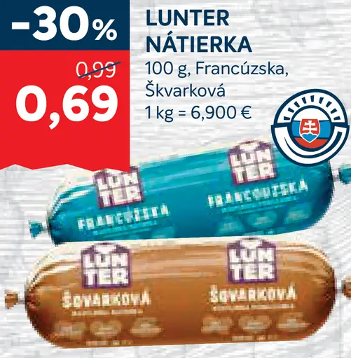 Lunter nátierka francúzska