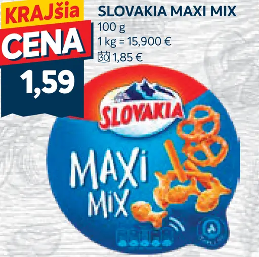 Slovakia Maxi Mix slané snacky