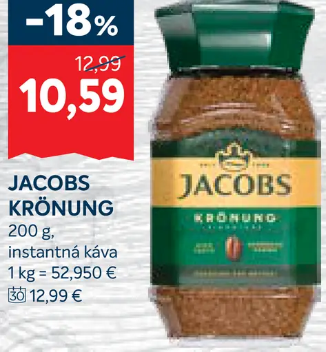 Jacobs Krönung Instantná káva