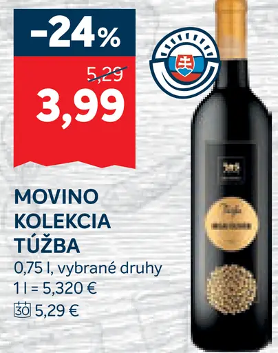 Movino Vino Kolekcia Túžba