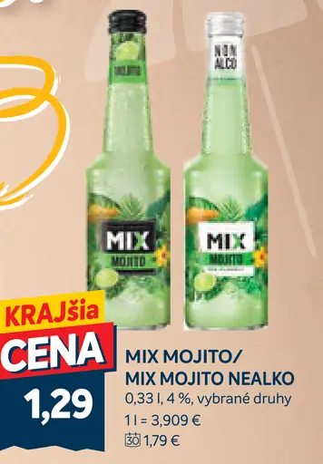 Mix Mojito nealko nápoj