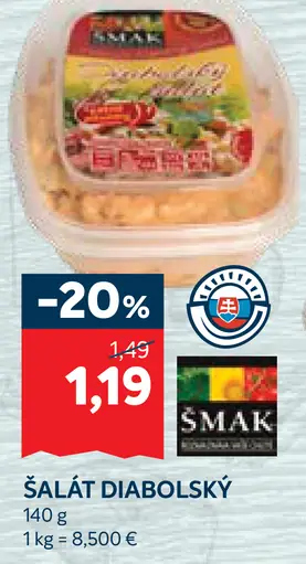 Smak šalát diabloský