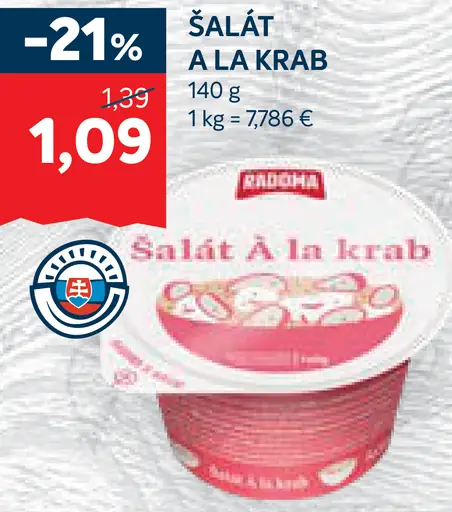 Radoha šalát À la krab