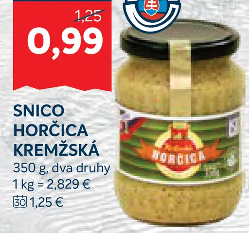 Snico Horčica kremžská