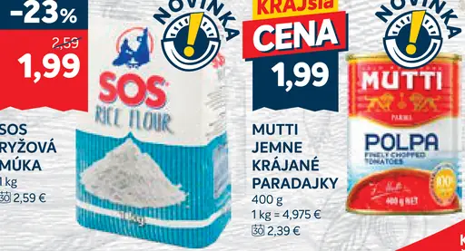 SOS ryžová múka
