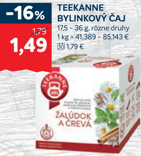 Teekanne bylinkový čaj