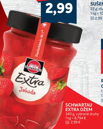 Schwartau Extra džem jahoda