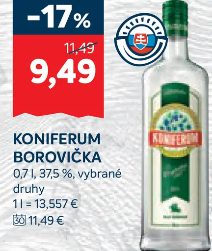 Koniferum borovička