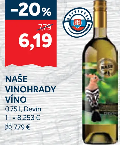 Naše Vinohrady víno