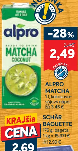 Alpro Matcha kokosovo-sojový nápoj