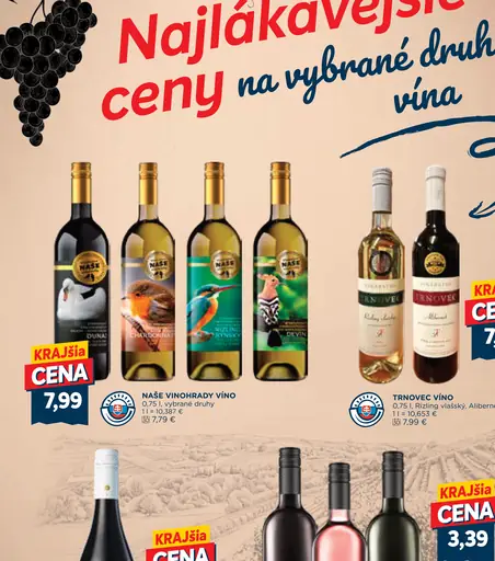 Naše Vinohrady víno