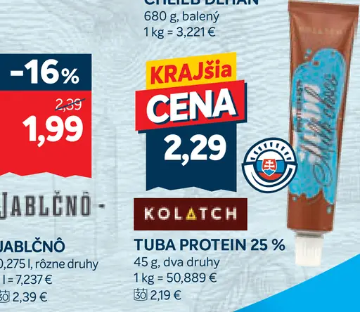 Kolatch Tuba Protein 25 % proteínový krém