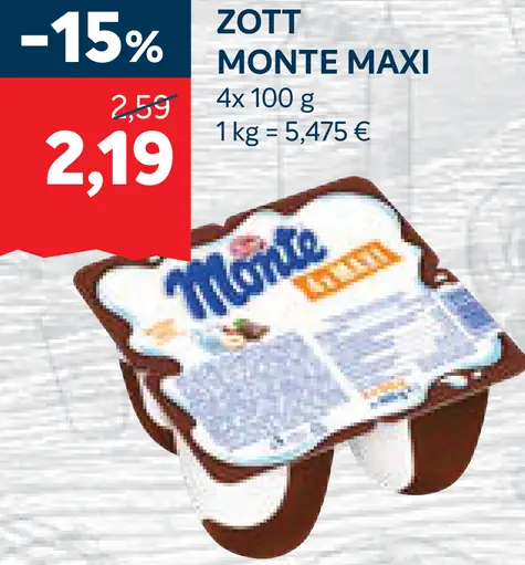 Zott Monte Maxi