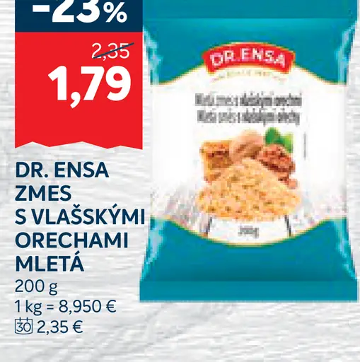Dr. Ensa Zmes s vlašskými orechami mletá
