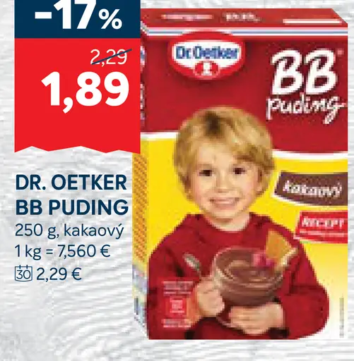 Dr. Oetker BB puding kakaový