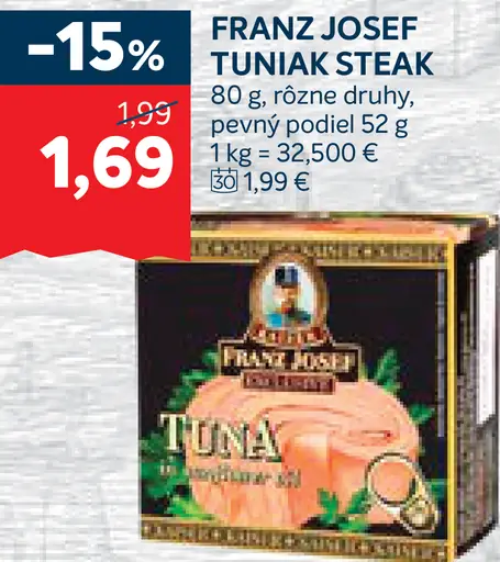 FRANZ JOSEF Tuniak steak