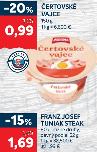Čertovské vajce šalát