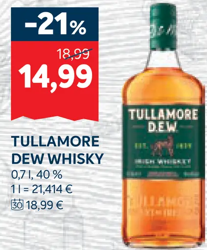 Tullamore Dew whisky
