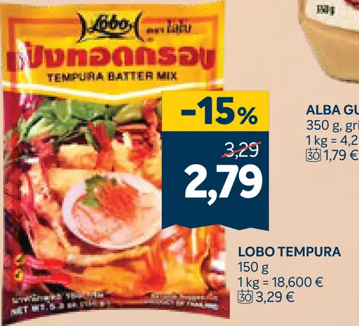 Lobo tempura cestíčko na obaľovanie