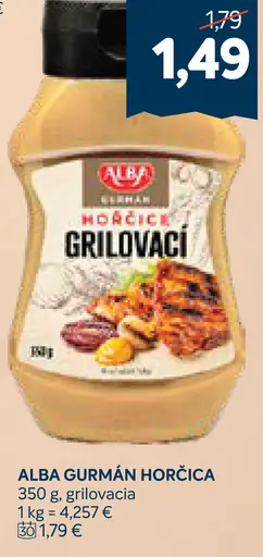 Alba Gurmán horčica grilovacia